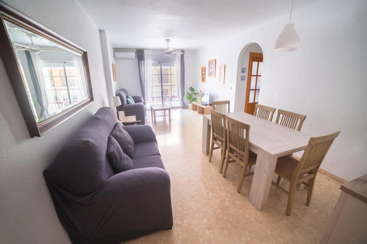 Apartamento Con Piscina Y Terraza A 50 Metros De La Playa Roquetas de Mar Eksteriør billede